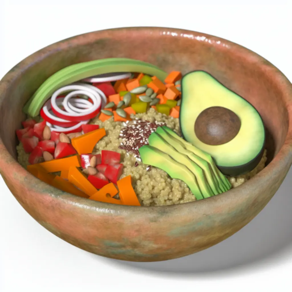 Füstölt céklás quinoa saláta